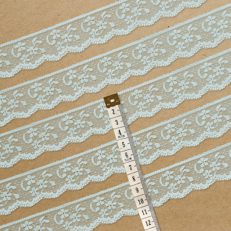 Lace Trim Pack - 7093 - Pale Mint Green - 5 Meter Pack