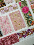 Embroidered Trim Snippets Pack - 8001