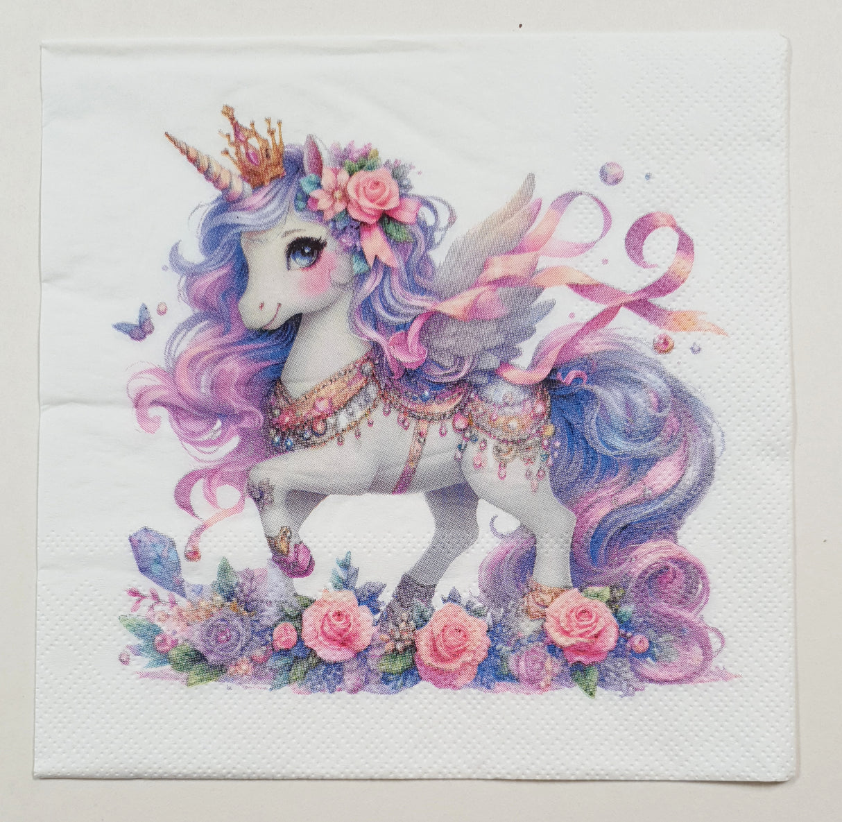 Decoupage Napkin - (DN-8003) - Unicorn