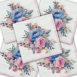 Decoupage Napkin - (DN-8009) - Flowers - Set of 5
