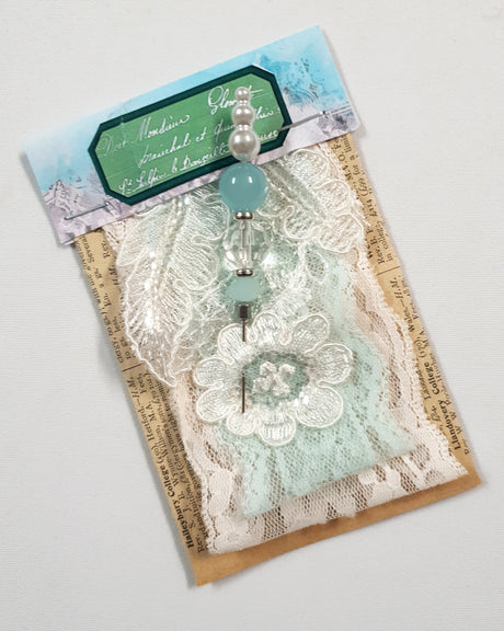 Lace Sampler With Fancy Pin - 8011