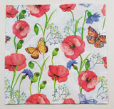 Decoupage Napkin - (DN-8013) - Flowers & Butterflies
