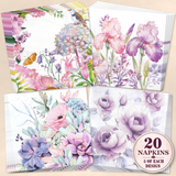 Floral Decoupage Napkin Bundle – Set of 20