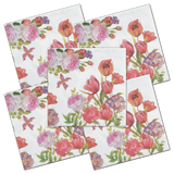 Decoupage Napkin - (DN-8017) - Flowers - Set of 5