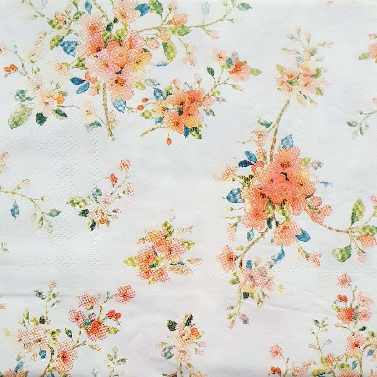 Decoupage Napkin - (DN-8018) - Flowers - Set of 5