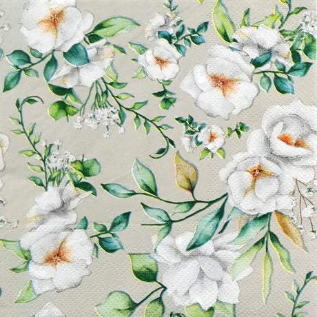 Decoupage Napkin - (DN-8027) - Flower Days - Set of 5