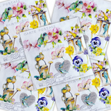 Decoupage Napkin - (DN-8028) - Garden Flair - Set of 5