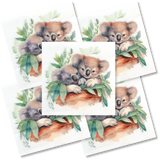 Decoupage Napkin - (DN-8029) - Koalas - Set of 5