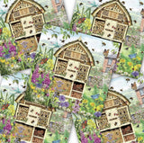 Decoupage Napkin - (DN-8033) - Bee Hotel - Set of 5