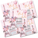 Decoupage Napkin - (DN-8035) - Ooh la la - Set of 5