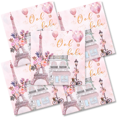 Decoupage Napkin - (DN-8035) - Ooh la la - Set of 5