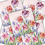 Decoupage Napkin - (DN-8047) - Tatjana - Rose - Set of 5