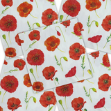 Decoupage Napkin - (DN-8057) - Poppy - Cream - Set of 5