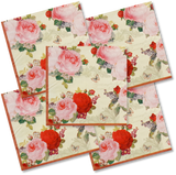 Decoupage Napkin - (DN-8062) - Flowerful - Set of 5