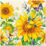 Decoupage Napkin - (DN-8072) - Wild Sunflowers - Set of 5