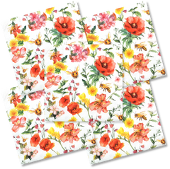 Decoupage Napkin - (DN-8075) - Busy Bees - Set of 5