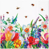 Decoupage Napkin - (DN-8077) - Meadow with Bees - Set of 5