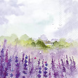 Decoupage Napkin - (DN-8086) - Lavender Field - Set of 5