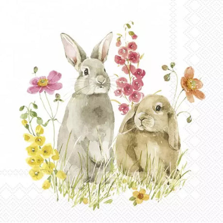 Decoupage Napkin - (DN-8088) - Hop on Spring - Set of 5
