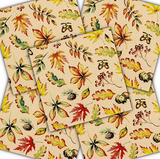 Decoupage Napkin - (DN-8089) - Leaves all Over - Set of 5