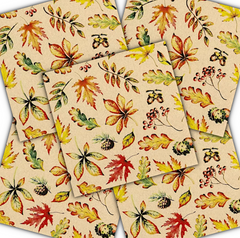 Decoupage Napkin - (DN-8089) - Leaves all Over - Set of 5