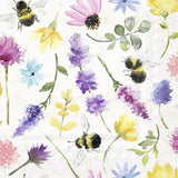 Decoupage Napkin - (DN-8099) - Summer Bees - Set of 5
