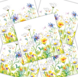 Decoupage Napkin - (DN-8116) - Beautifull Flower Meadow - Set of 5