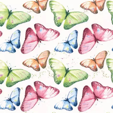 Decoupage Napkin - (DN-8120) - Farfalle Felici - Set of 5