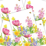 Decoupage Napkin - (DN-8131) - Butterfly & Bee - Set of 5