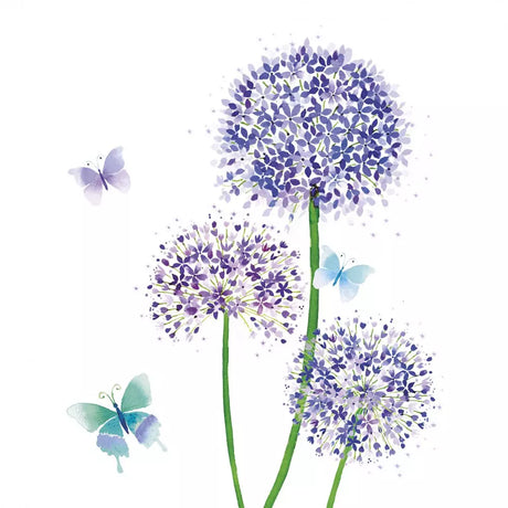 Decoupage Napkin - (DN-8136) - Allium - Set of 5