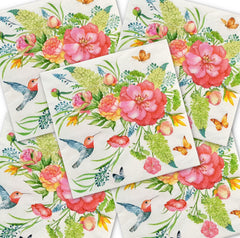 Decoupage Napkin - (DN-8142) - Tropical Garden - Set of 5