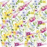 Decoupage Napkin - (DN-8153) - Flower Meadow - Set of 5