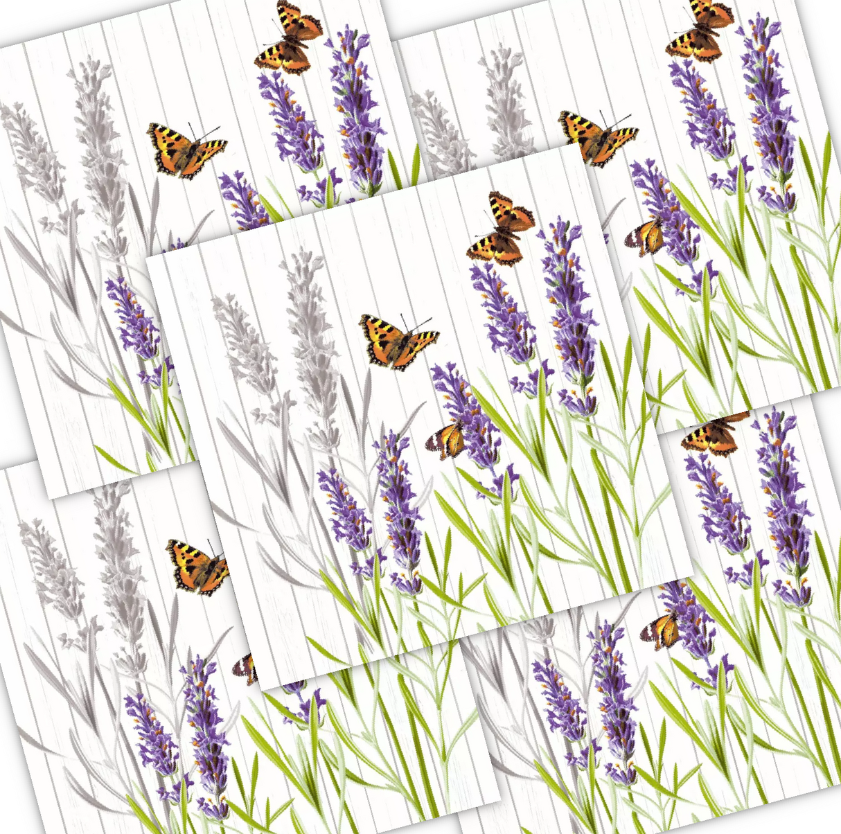 Decoupage Napkin - (DN-8155) - Smell Well - Set of 5