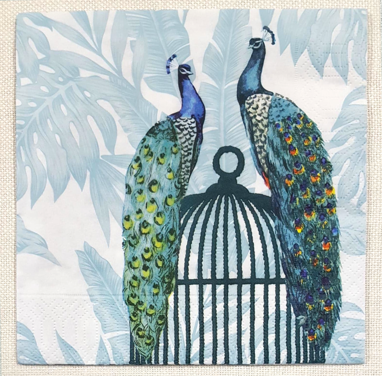 Decoupage Napkin - (DN-8156) - Peacocks