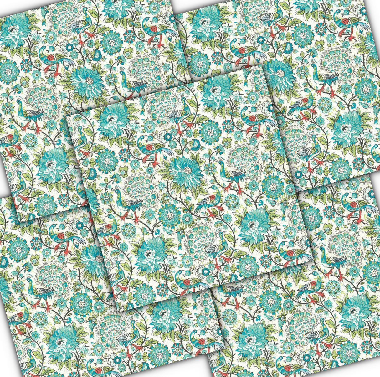 Decoupage Napkin - (DN-8168) -  Pavone - Set of 5