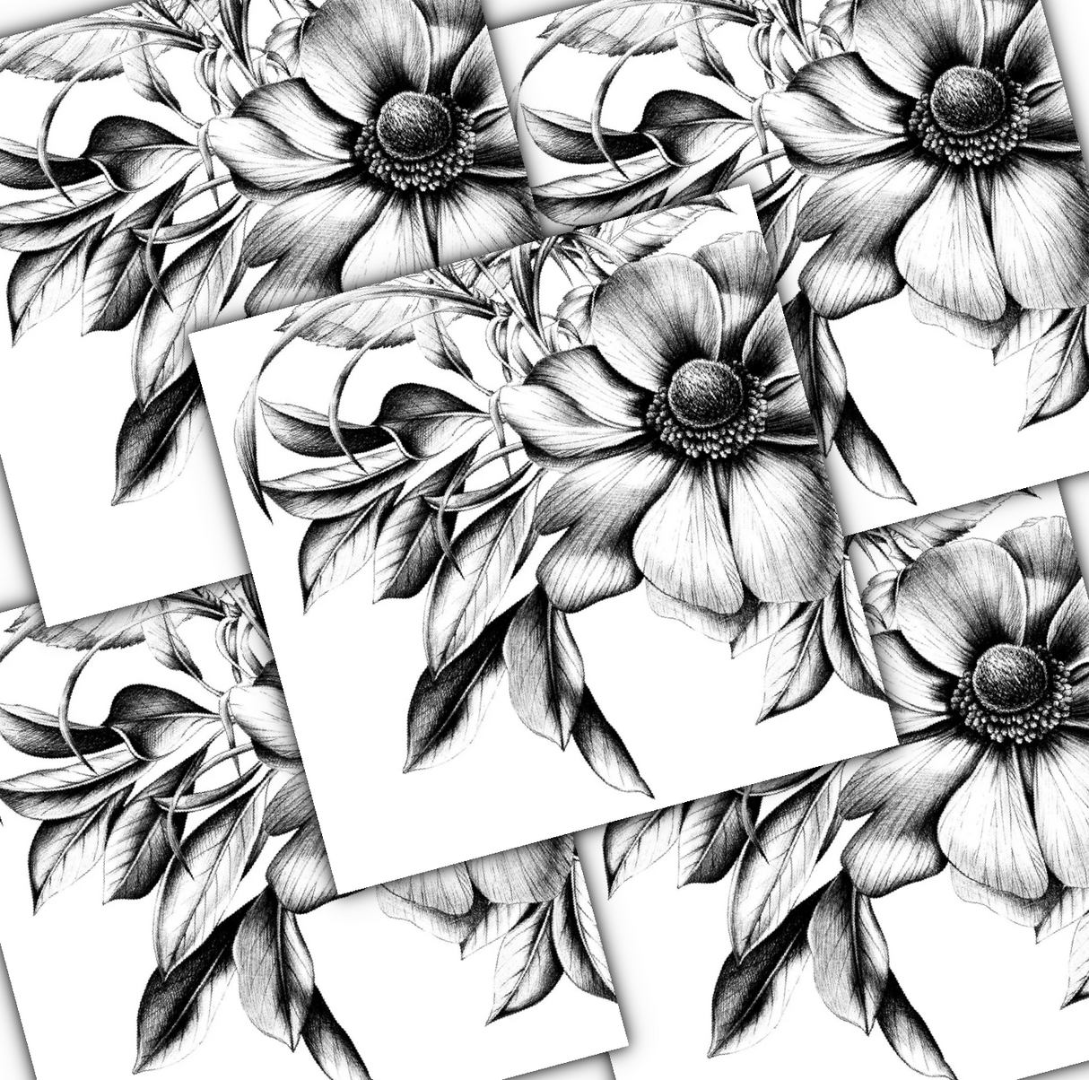 Decoupage Napkin - (DN-8169) -  Natasha - Set of 5