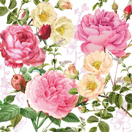Decoupage Napkin - (DN-8175) - Rosalie - Set of 5