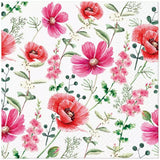 Decoupage Napkin - (DN-8210) - Raspberry Flower - Set of 5