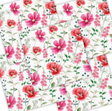 Decoupage Napkin - (DN-8210) - Raspberry Flower - Set of 5