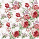 Decoupage Napkin - (DN-8225) - Mysterious Roses - Set of 5