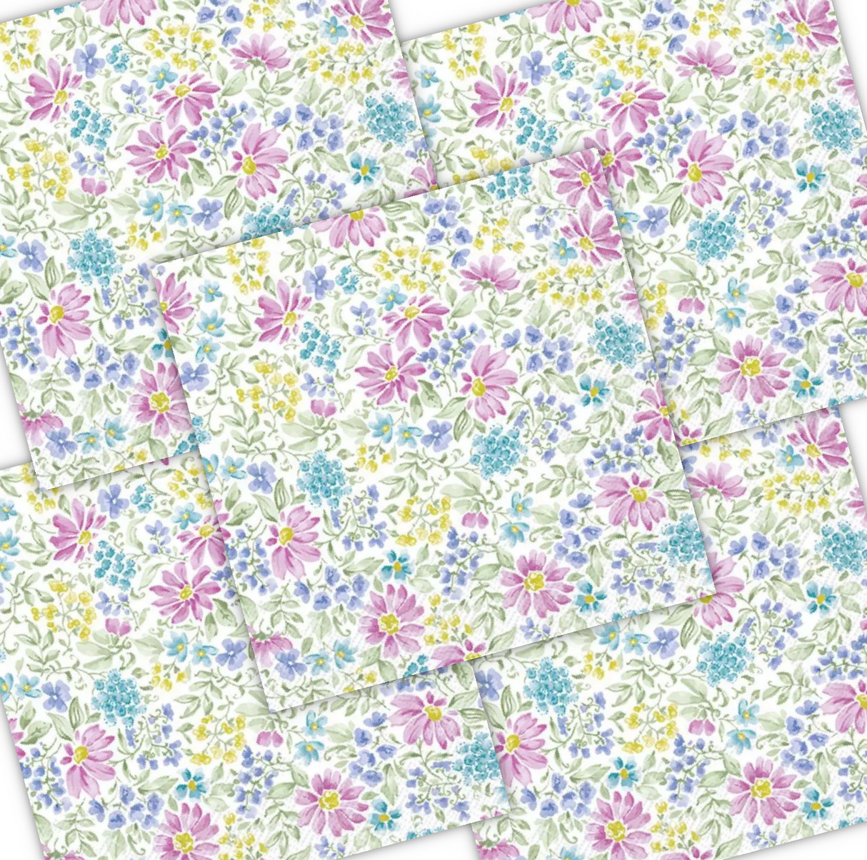 Decoupage Napkin - (DN-8233) - Nina - Set of 5