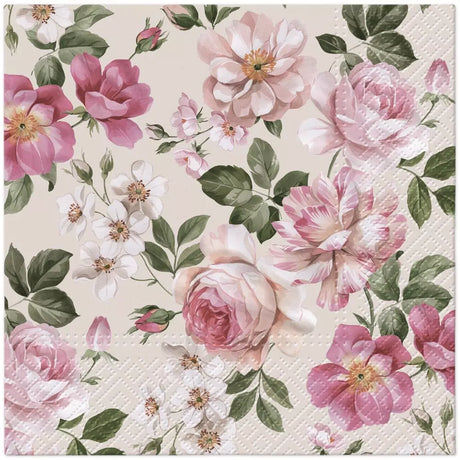 Decoupage Napkin - (DN-8246) - Roses Glory - Set of 5