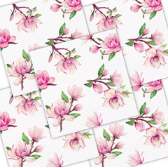 Decoupage Napkin - (DN-8254) - Magnolia Springs - Set of 5