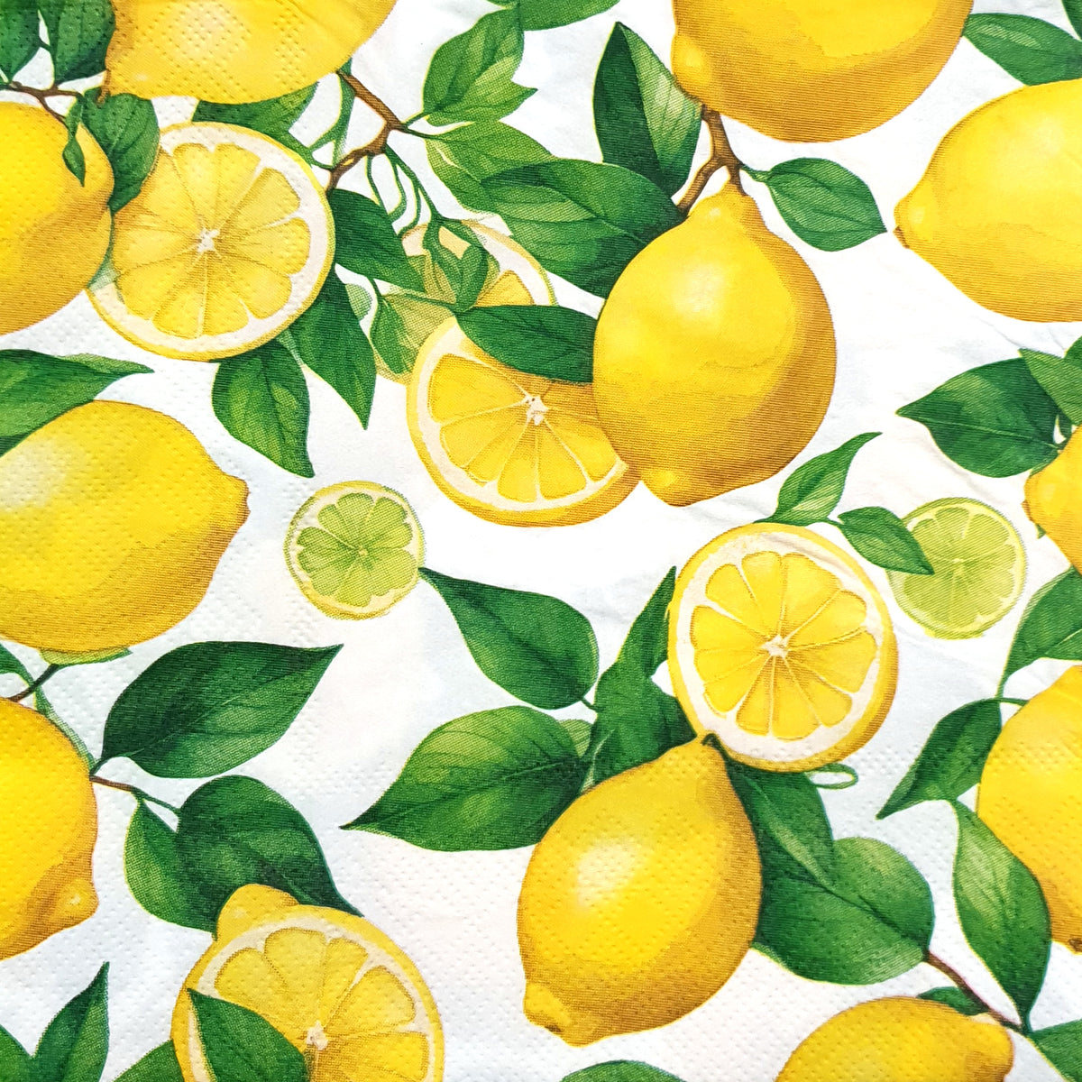 Decoupage Napkin - (DN-8256) - Lemons