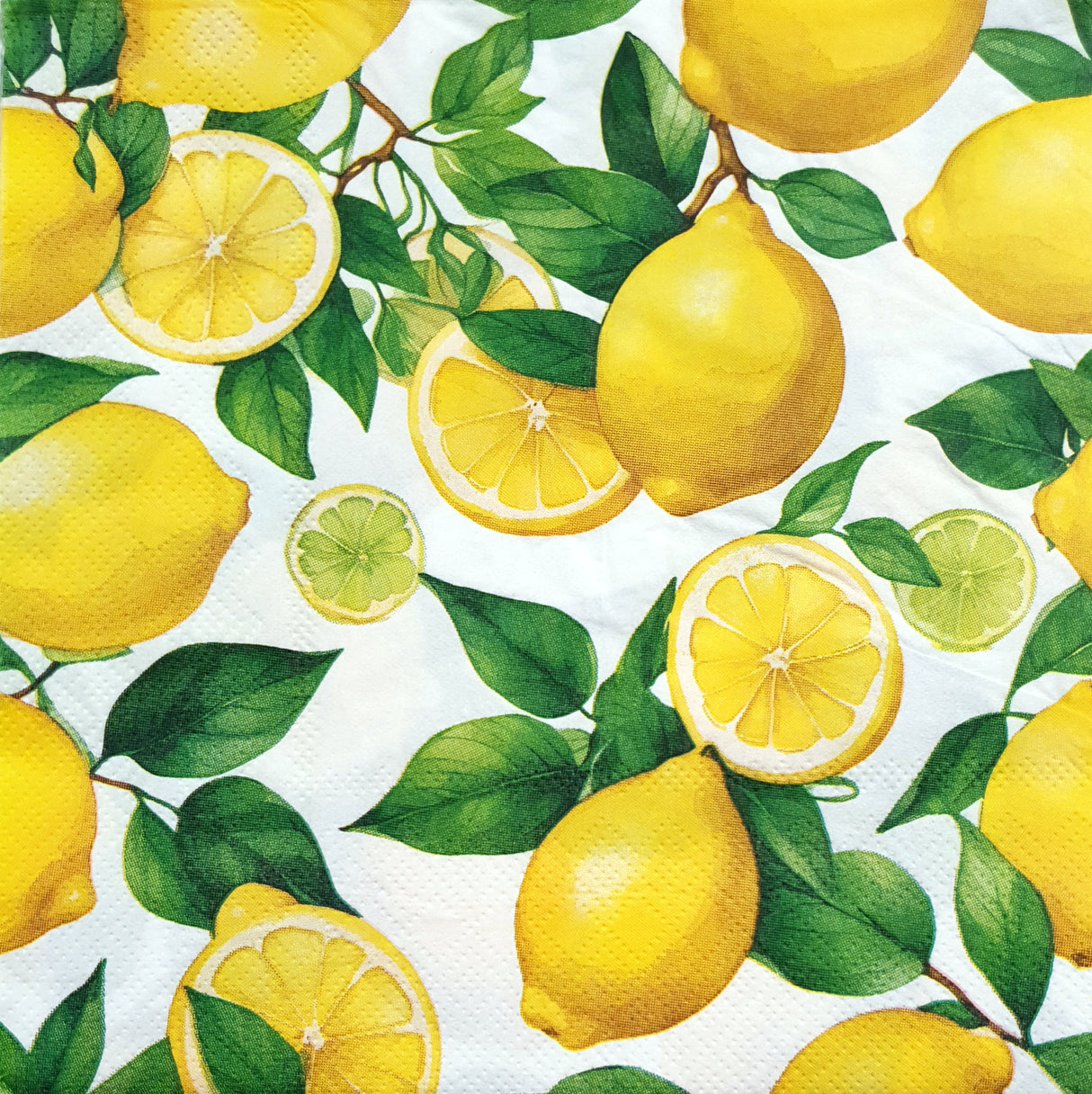 Decoupage Napkin - (DN-8256) - Lemons
