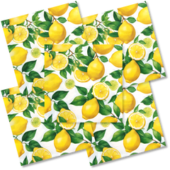 Decoupage Napkin - (DN-8256) - Lemons - Set of 5