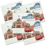 Decoupage Napkin - (DN-8258) - Melbourne - Set of 5
