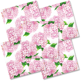 Decoupage Napkin - (DN-8262) - Pink Hydrangea - Set of 5
