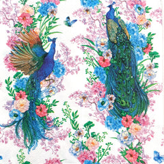 Decoupage Napkin - (DN-8267) - Peacocks