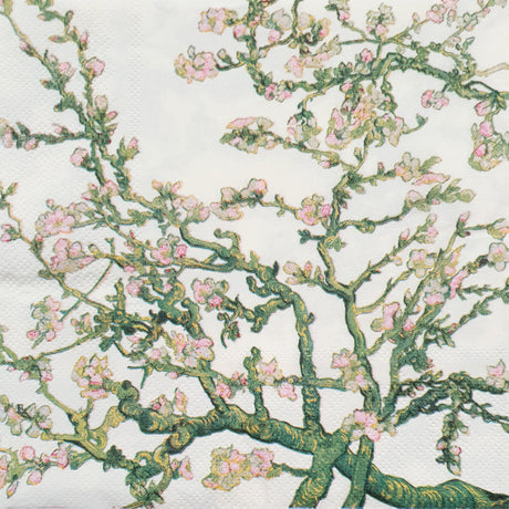 Decoupage Napkin - (DN-8277) - Cherry Blossoms - Set of 5